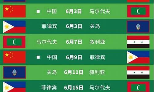 国足世预赛赛程40强_国足世预赛40强赛赛程